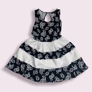 Black and white dress